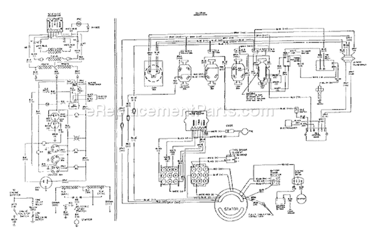 Page F Diagram and Parts List for 9101-2 R-8000 Briggs and Stratton Generator